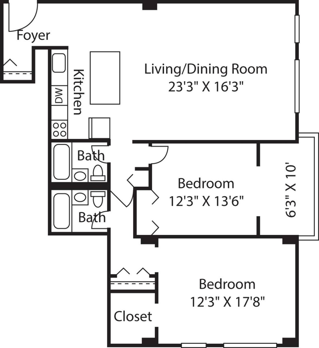 Apartment for rent at 72 Staniford St, Boston, MA 02114