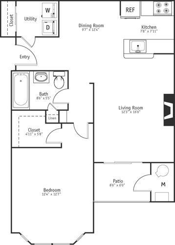 Apartment for rent at 2 Littles Brook Court #65, Burlington, MA 01803