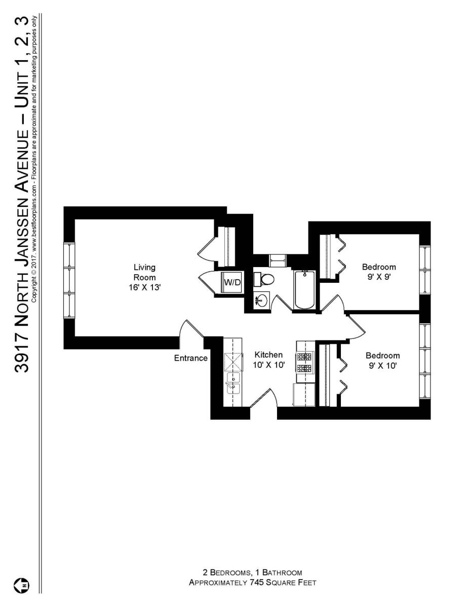Apartment for rent at 3915 N Janssen #3, Chicago, IL 60613