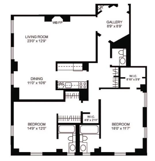 Apartment for rent at 1359 6th Ave #710, New York, NY 10019