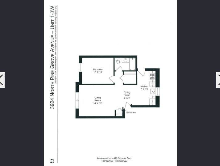 Apartment for rent at 3924 N Pine Grove Ave #2, Chicago, IL 60613