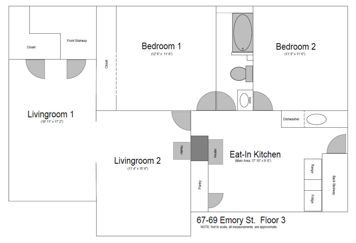 Apartment for rent at 69 Emory St #3, Attleboro, MA 02703
