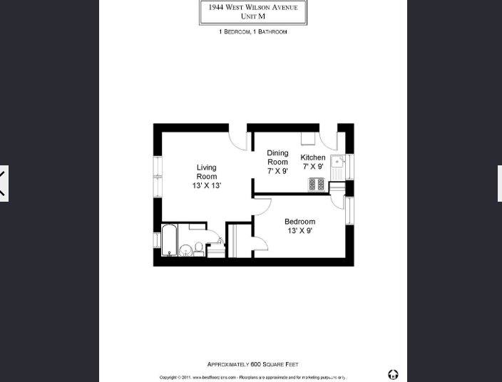 Apartment for rent at 1944 W Wilson Ave #1, Chicago, IL 60640