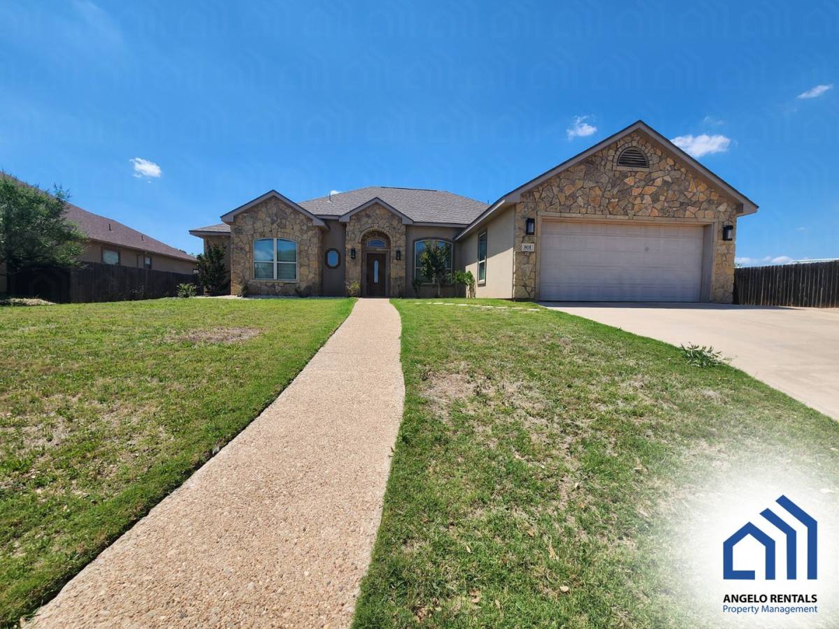 House for rent at 801 Hunters Glen Rd, San Angelo, TX 76901