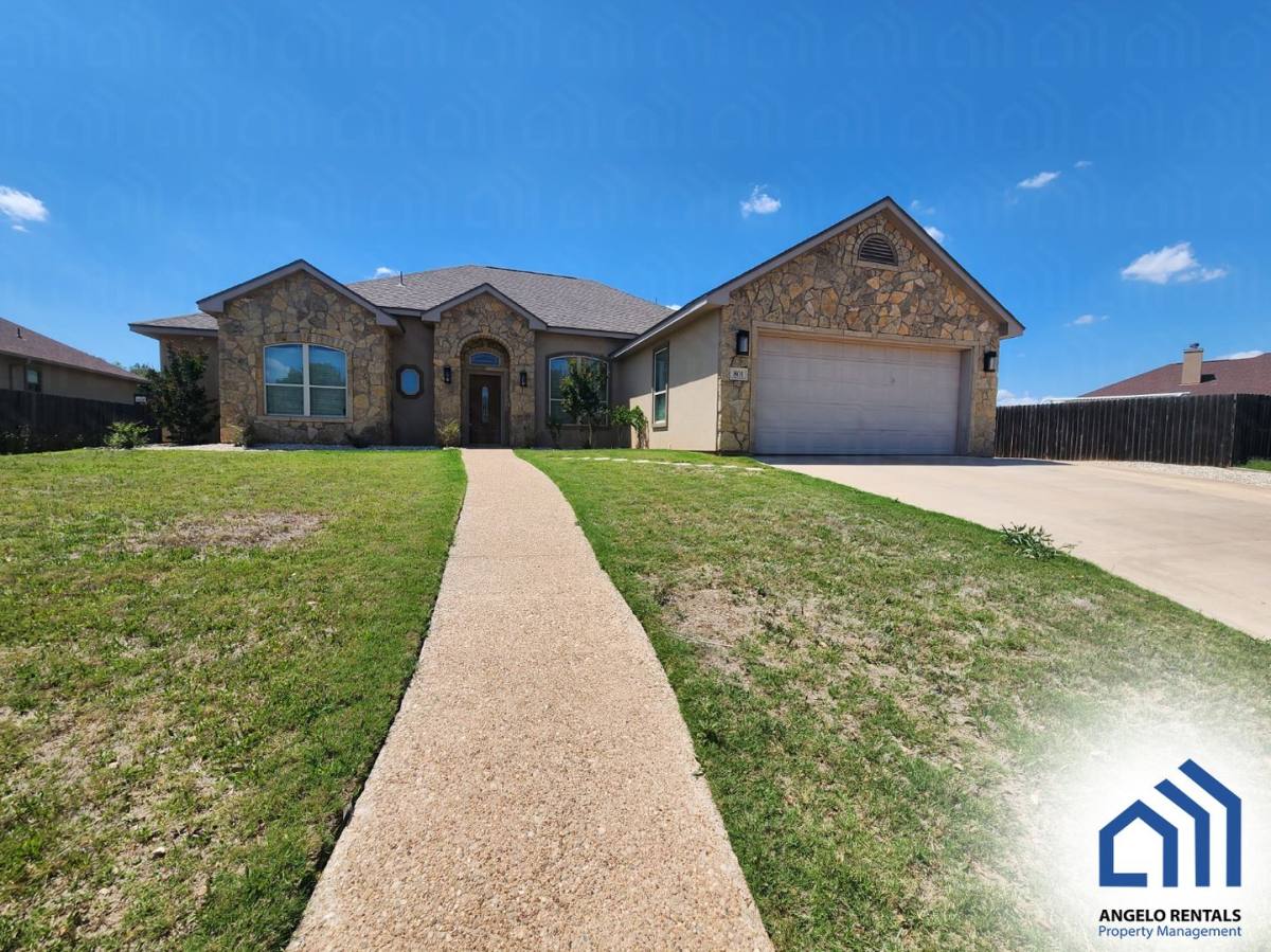 House for rent at 801 Hunters Glen Rd, San Angelo, TX 76901