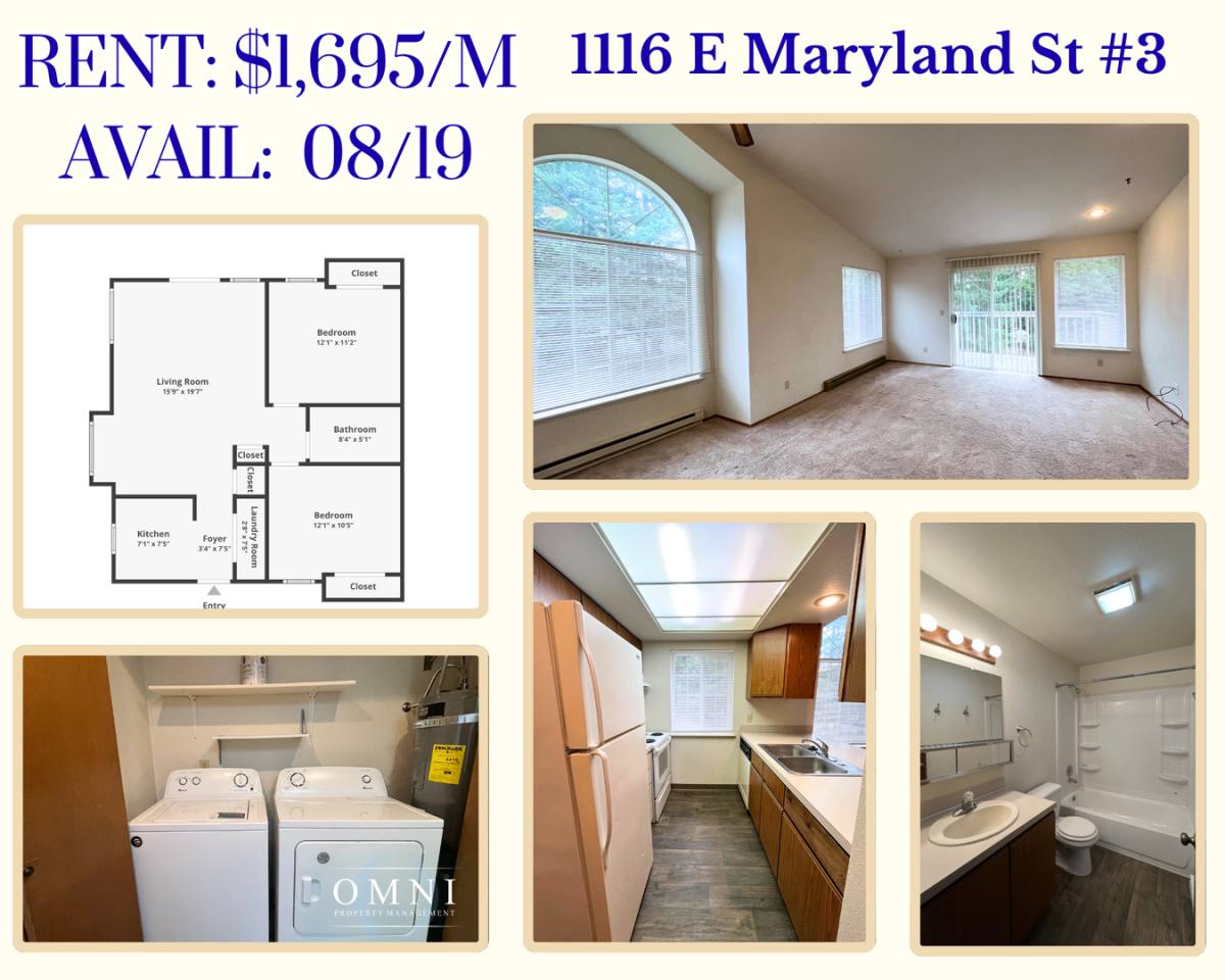 Apartment for rent at 1116 E Maryland St, Bellingham, WA 98226