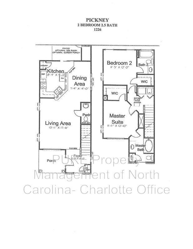 Townhouse for rent at 8618 Twined Creek Lane, Charlotte, NC 28227