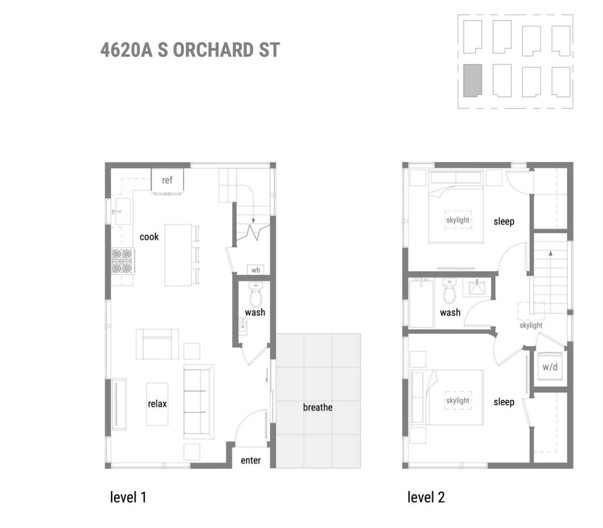 Apartment for rent at 4620A S Orchard St, Seattle, WA 98118