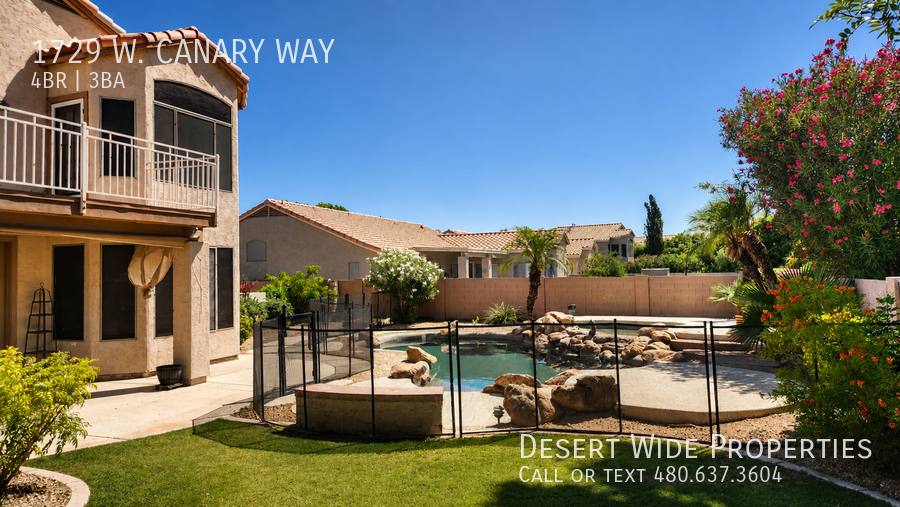 House for rent at 1792 W Canary Way, Chandler, AZ 85286