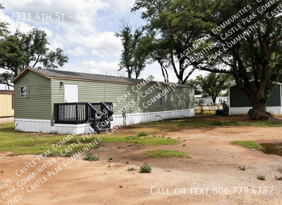 House for rent at 7331 4th St #81, Lubbock, TX 79416