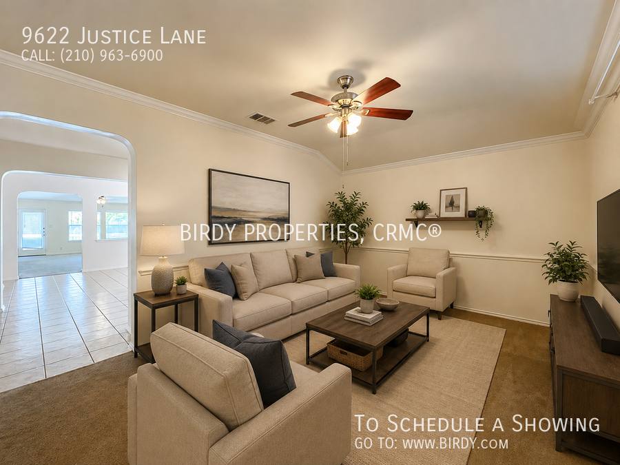 House for rent at 9622 Justice Lane, Converse, TX 78109