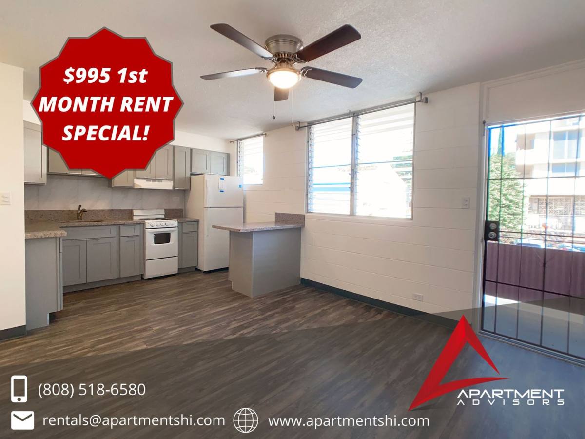 Apartment for rent at 2717 S King St #205, Honolulu, HI 96826