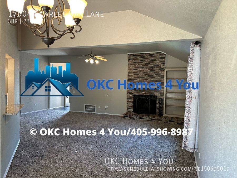 House for rent at 17904 Scarlet Oak Lane, Edmond, OK 73012
