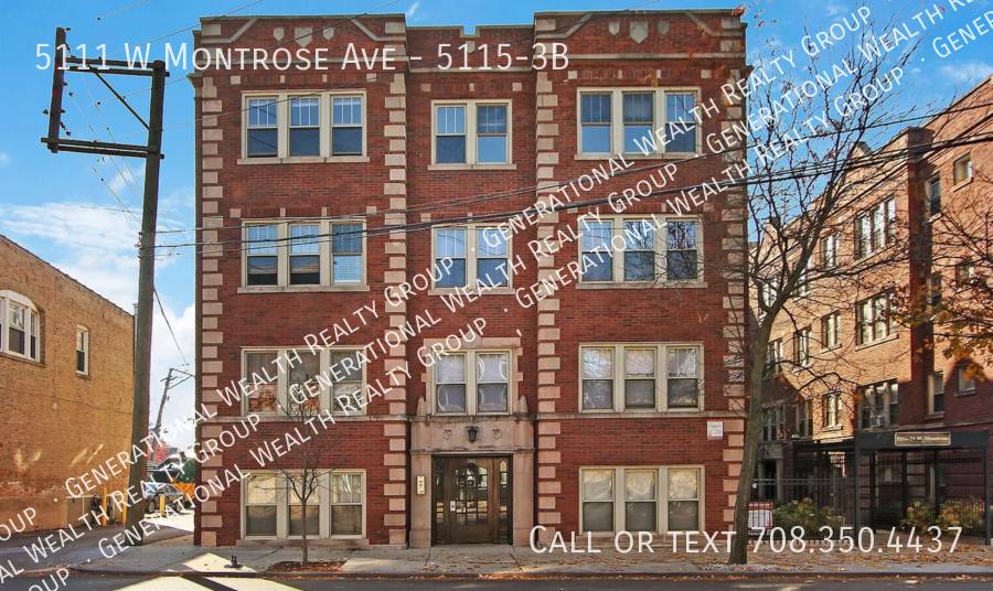 Apartment for rent at 5111 W Montrose Ave #3B, Chicago, IL 60641