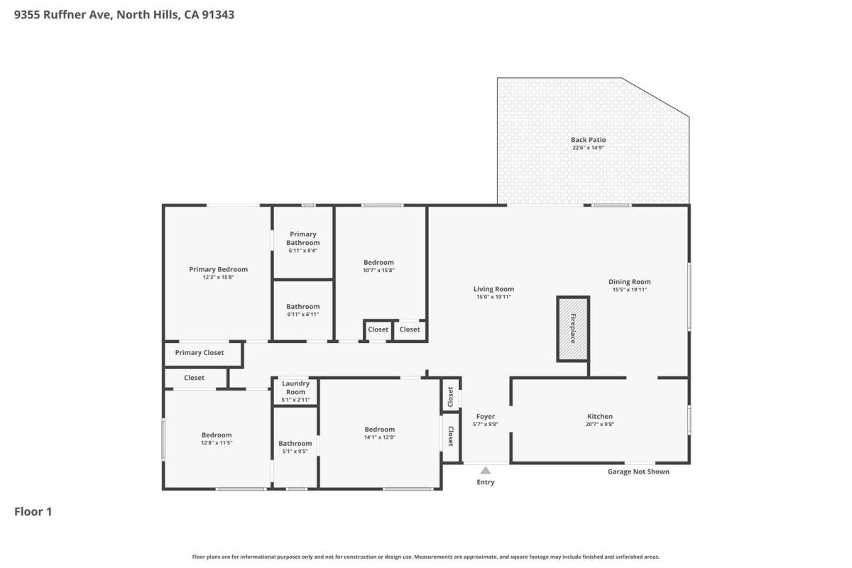 House for rent at 9355 Ruffner Ave, North Hills, CA 91343