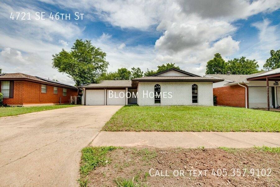 House for rent at 4721 SE 46th St, Oklahoma City, OK 73135