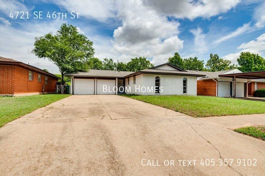 House for rent at 4721 SE 46th St, Oklahoma City, OK 73135