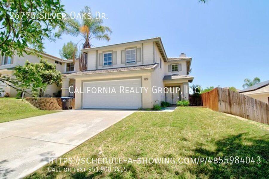 House for rent at 26775 Silver Oaks Dr, Murrieta, CA 92563