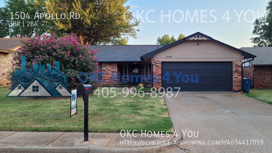 House for rent at 1504 Apollo Rd, Edmond, OK 73083