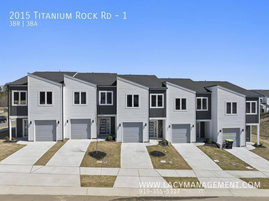 Townhouse for rent at 2015 Titanium Rock Rd #1, Durham, NC 27704