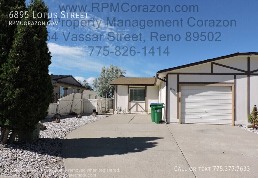 House for rent at 6895 Lotus St, Reno, NV 89506
