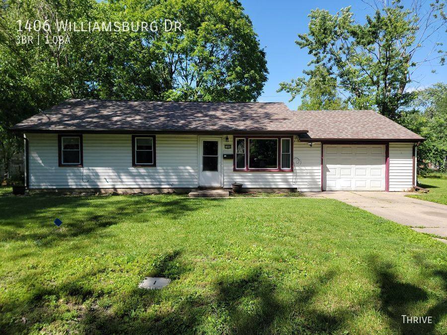 House for rent at 1406 Williamsburg Dr, Champaign, IL 61821