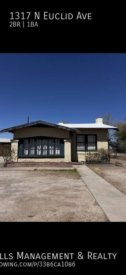 House for rent at 1317 N Euclid Ave, Tucson, AZ 85719