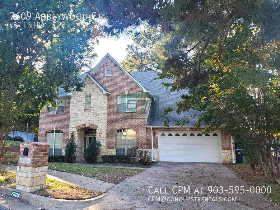 House for rent at 7609 Abbeywood Court, Tyler, TX 75703