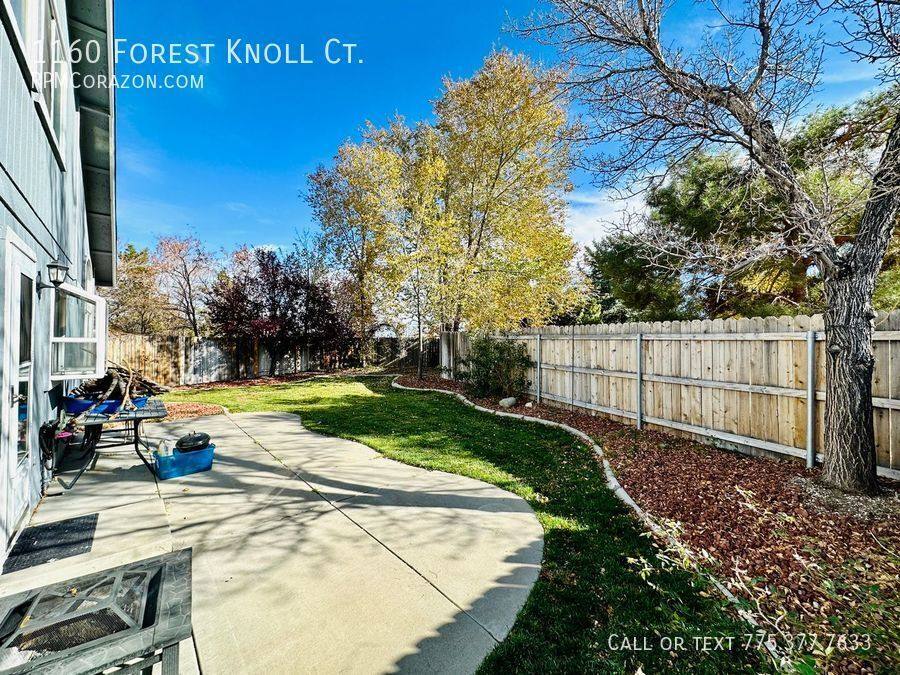 House for rent at 1160 Forest Knoll Court, Reno, NV 89523