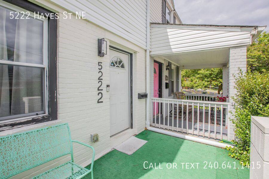 Townhouse for rent at 5222 Hayes St NE, Washington, DC 20019