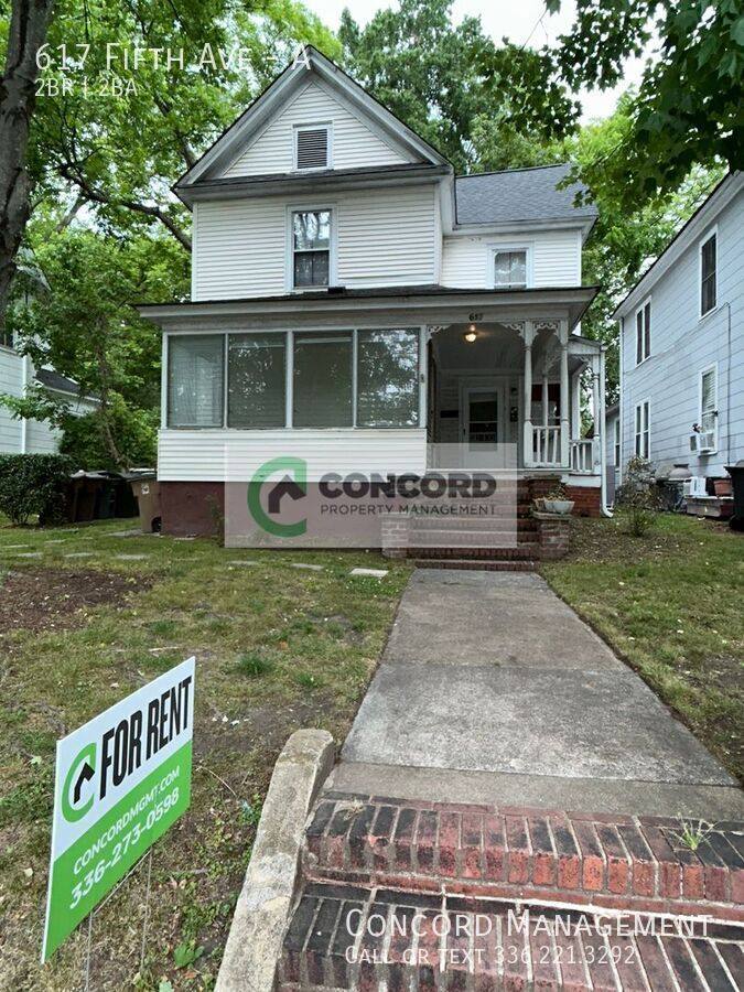 Apartment for rent at 617 Fifth Ave #A, Greensboro, NC 27405