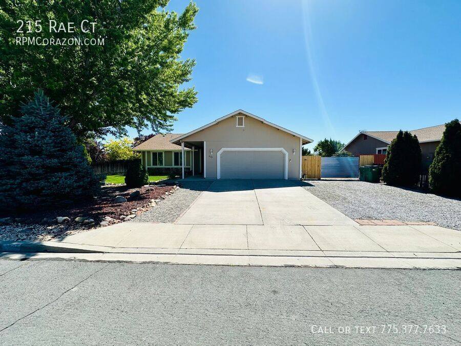 House for rent at 215 Rae Court, Sparks, NV 89436
