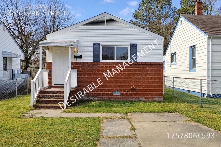 House for rent at 385 Fern St, Hampton, VA 23661