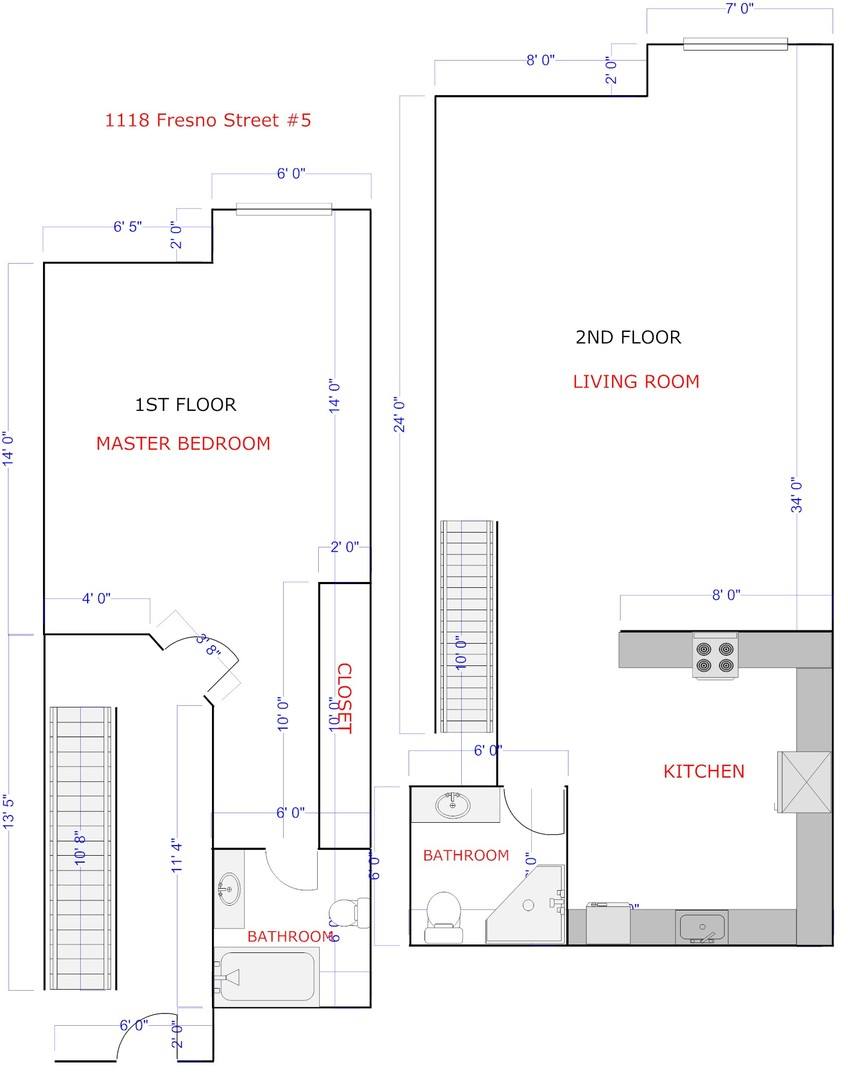 Condo for rent at 1118 Fresno St, San Diego, CA 92110