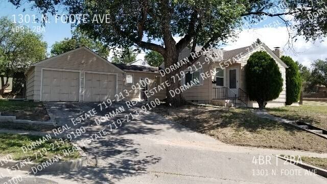 House for rent at 1301 N Foote Ave, Colorado Springs, CO 80909
