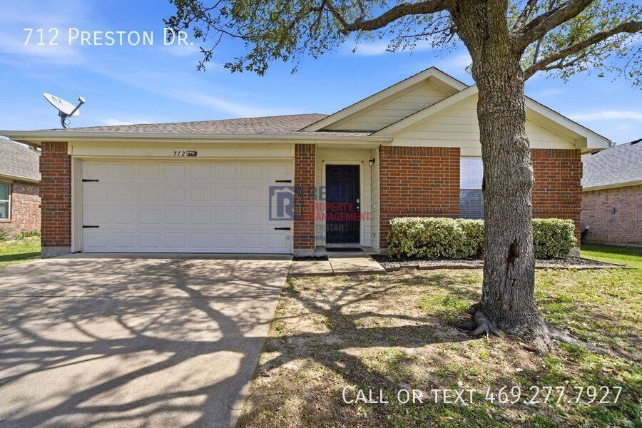House for rent at 712 Preston Dr, Royse City, TX 75189