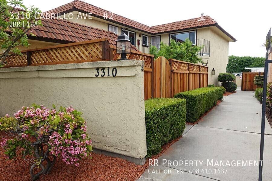 Apartment for rent at 3310 Cabrillo Ave #2, Santa Clara, CA 95051