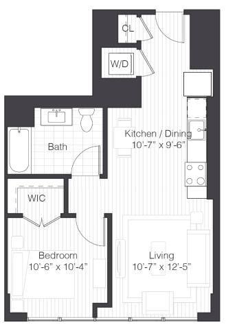 Apartment for rent at 4555 N Sheridan Rd #208, Chicago, IL 60640