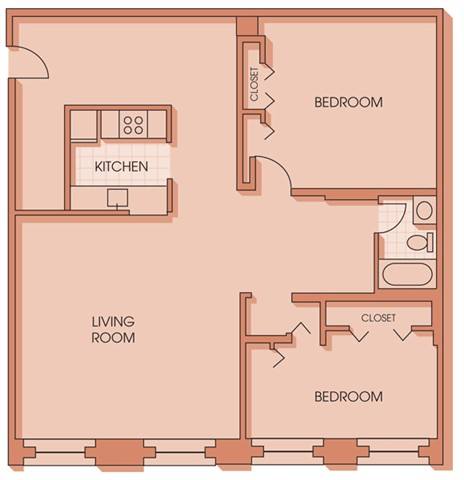 Apartment for rent at 129 Franklin St #228, Cambridge, MA 02139