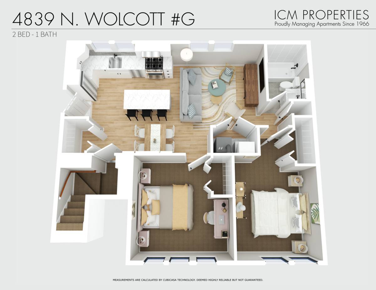 Apartment for rent at 4839 N Wolcott Ave #G, Chicago, IL 60640