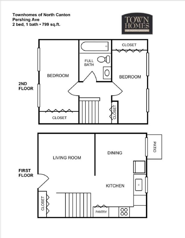 Townhouse for rent at 327 Pershing Ave NE #327, North Canton, OH 44720
