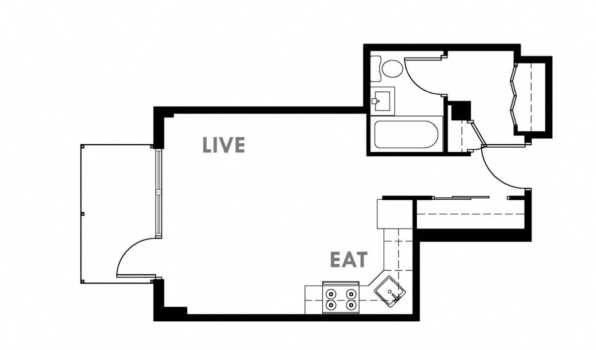 Apartment for rent at 5910 N Sheridan Rd, Chicago, IL 60660
