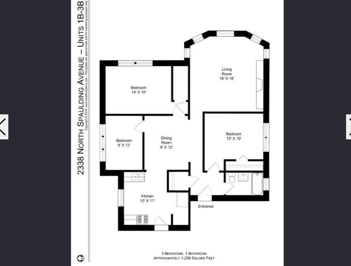 Apartment for rent at 2338 N Spaulding Ave #5B, Chicago, IL 60647