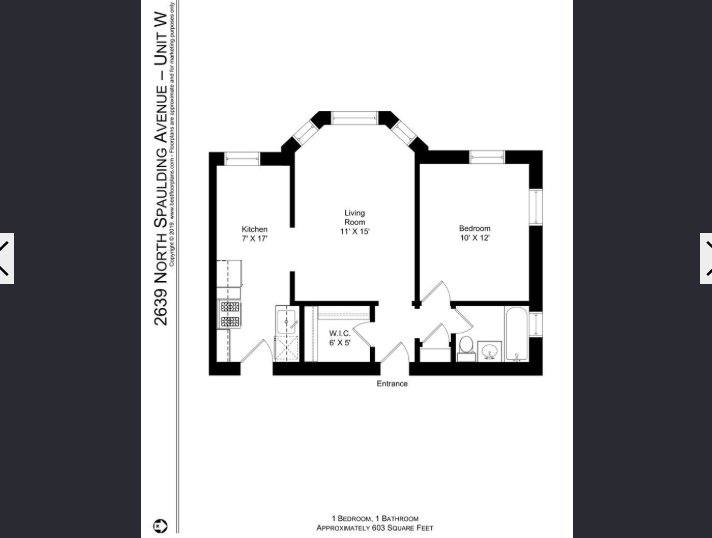 Apartment for rent at 2639 N Spaulding Ave #3, Chicago, IL 60647