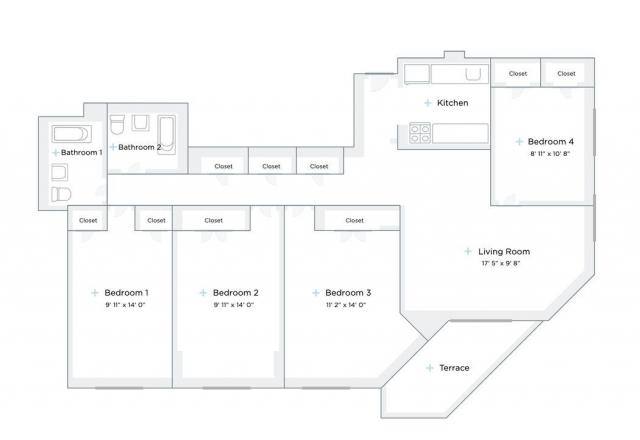 Apartment for rent at 510 2nd Ave #19A, New York, NY 10016