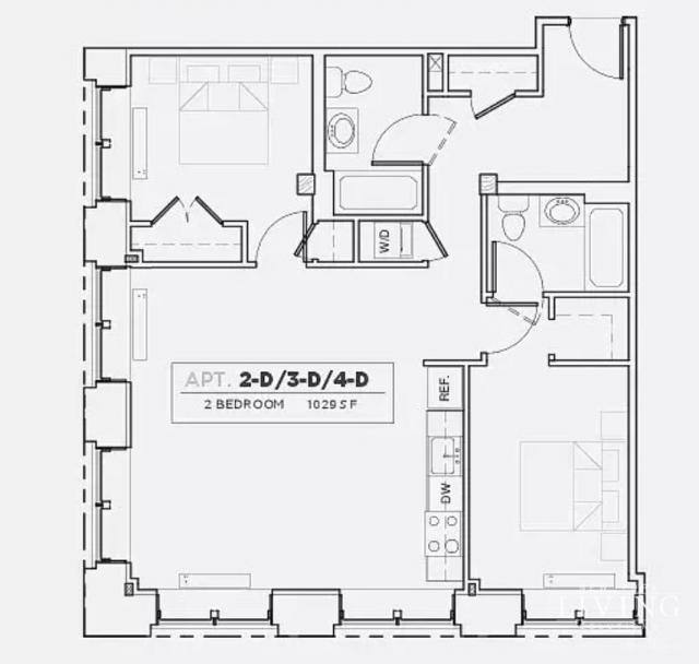 Apartment for rent at 30 Washington St #2D, Brooklyn, NY 11201