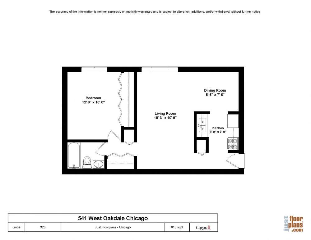 Apartment for rent at 541 W Oakdale Ave #320, Chicago, IL 60657