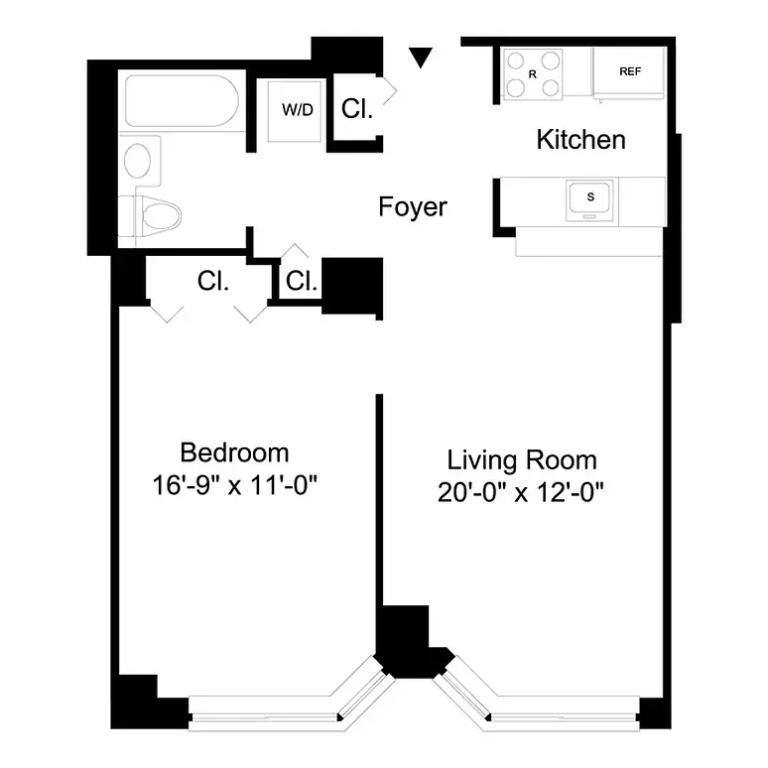 Apartment for rent at 59 John St #21E, New York, NY 10038