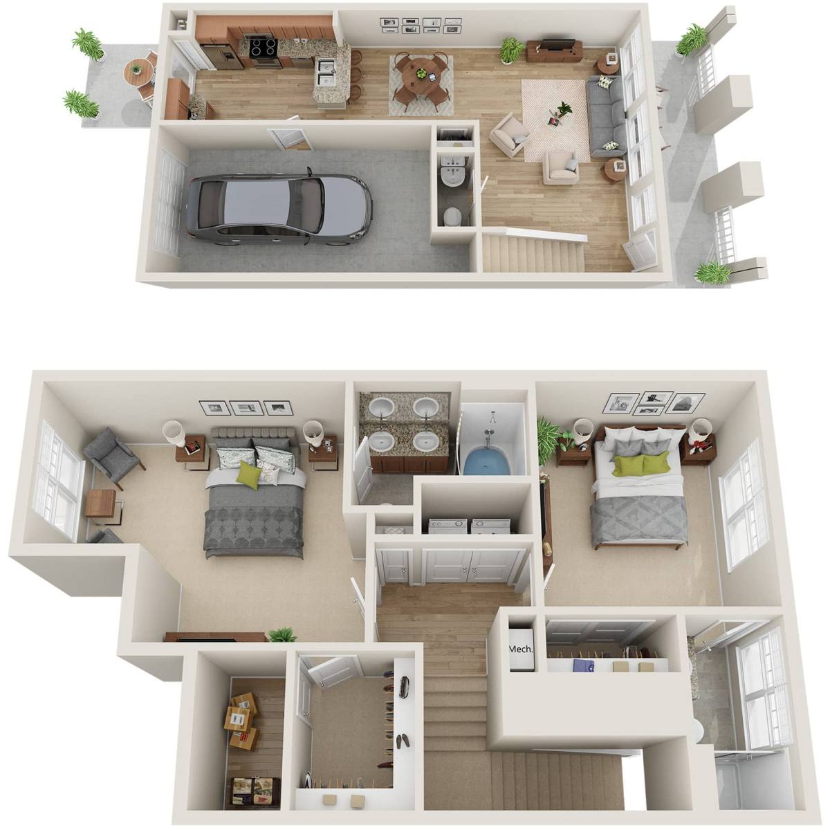 Townhouse for rent at Greenway at Mallard Creek, 8230 Greenway Village Dr, Charlotte, NC 28269