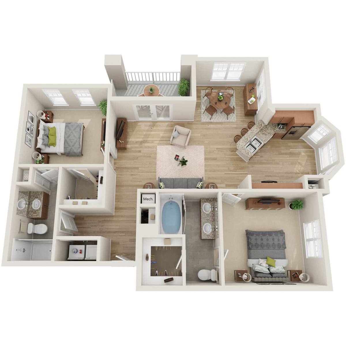 Townhouse for rent at Greenway at Mallard Creek, 8230 Greenway Village Dr, Charlotte, NC 28269